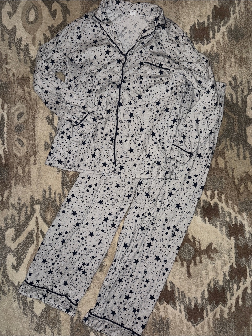 Women’s Cozy Star Print Pajama Set 6
